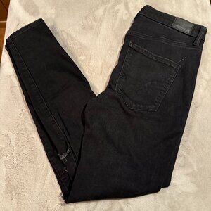 American Eagle Black Women's Distressed Skinny Jeans